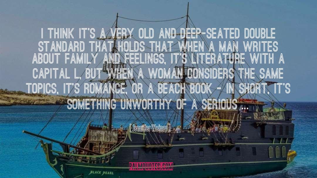 Seated quotes by Jennifer Weiner