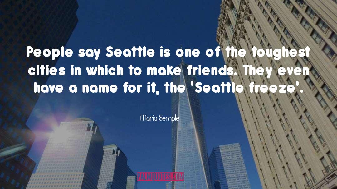 Seattle Seahawks quotes by Maria Semple