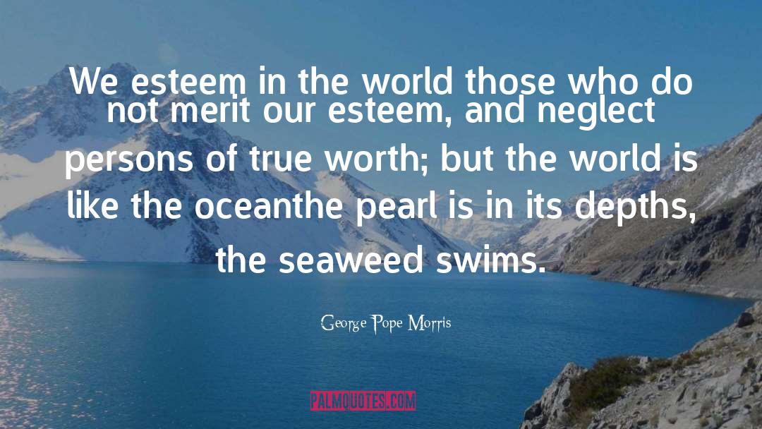 Seaweed quotes by George Pope Morris