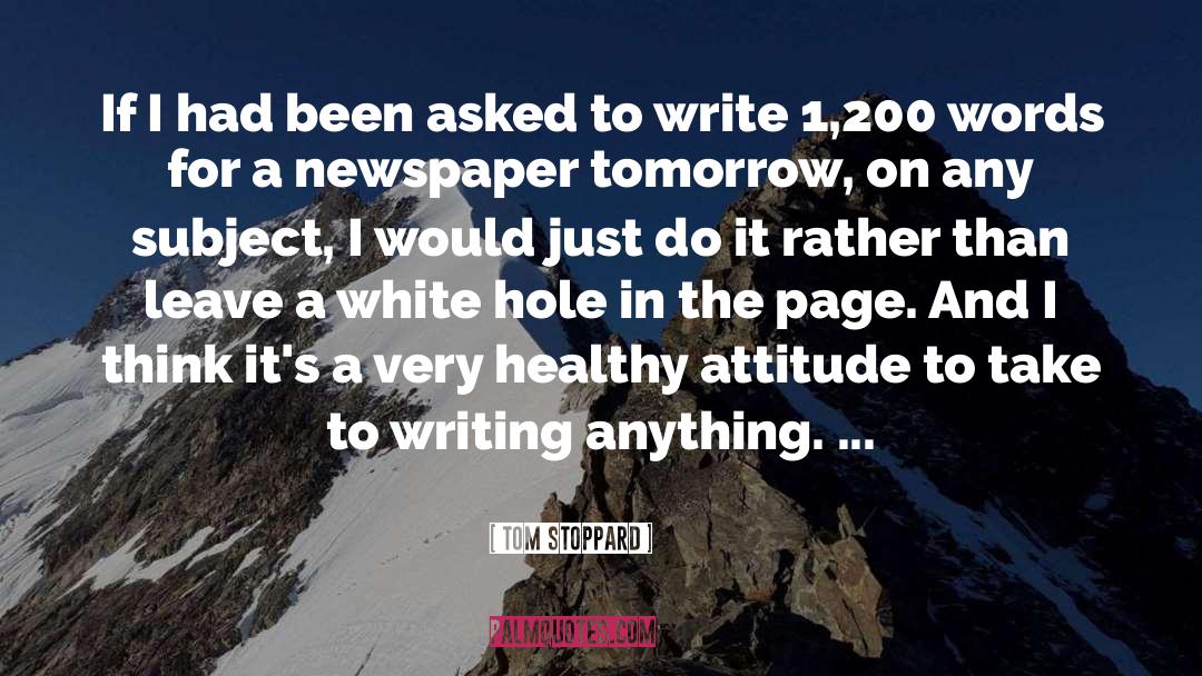 Sebanyak 200 quotes by Tom Stoppard