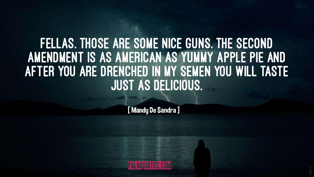 Second Amendment quotes by Mandy De Sandra