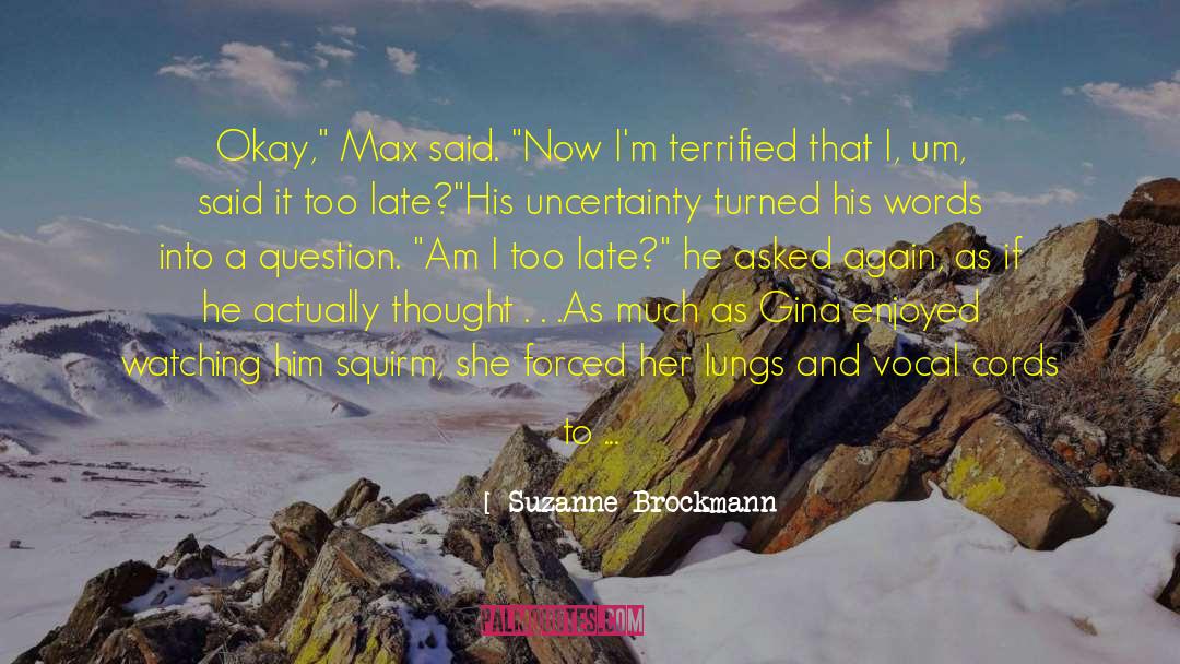 Second Chance quotes by Suzanne Brockmann