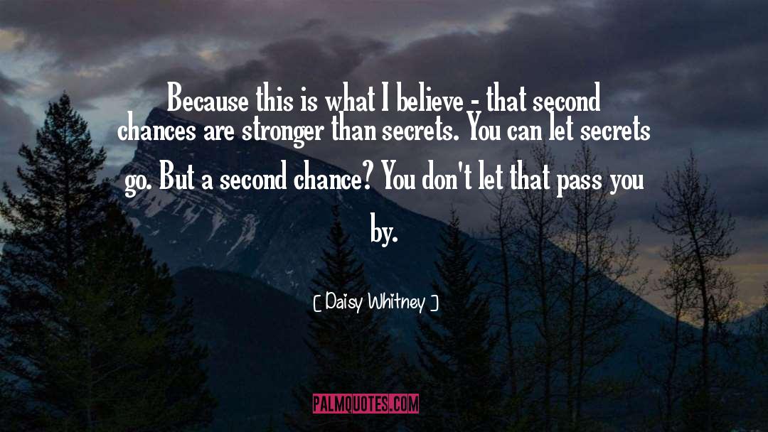 Second Chance Romanced quotes by Daisy Whitney