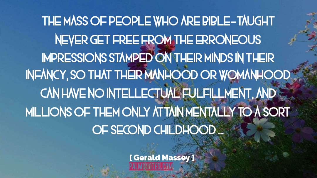 Second Childhood quotes by Gerald Massey