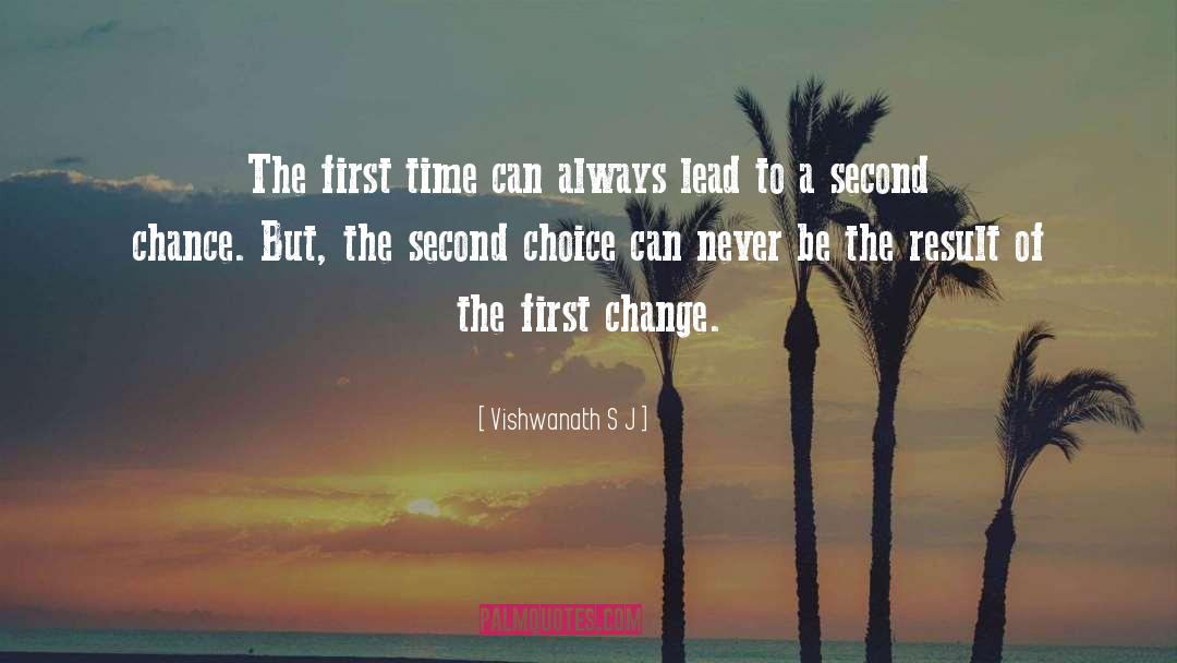 Second Choice quotes by Vishwanath S J
