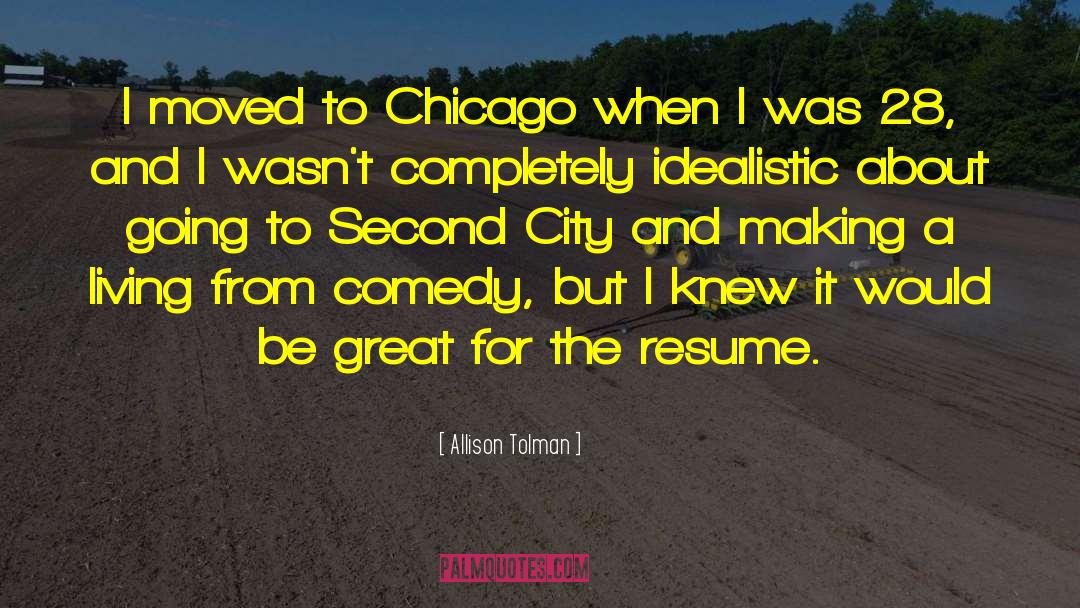 Second City quotes by Allison Tolman