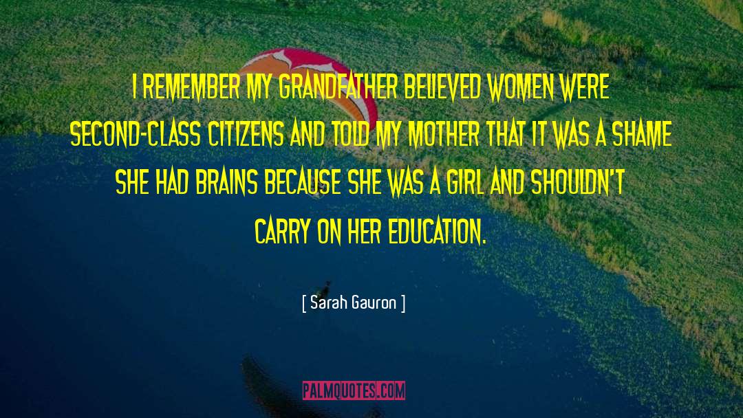 Second Class Citizens quotes by Sarah Gavron