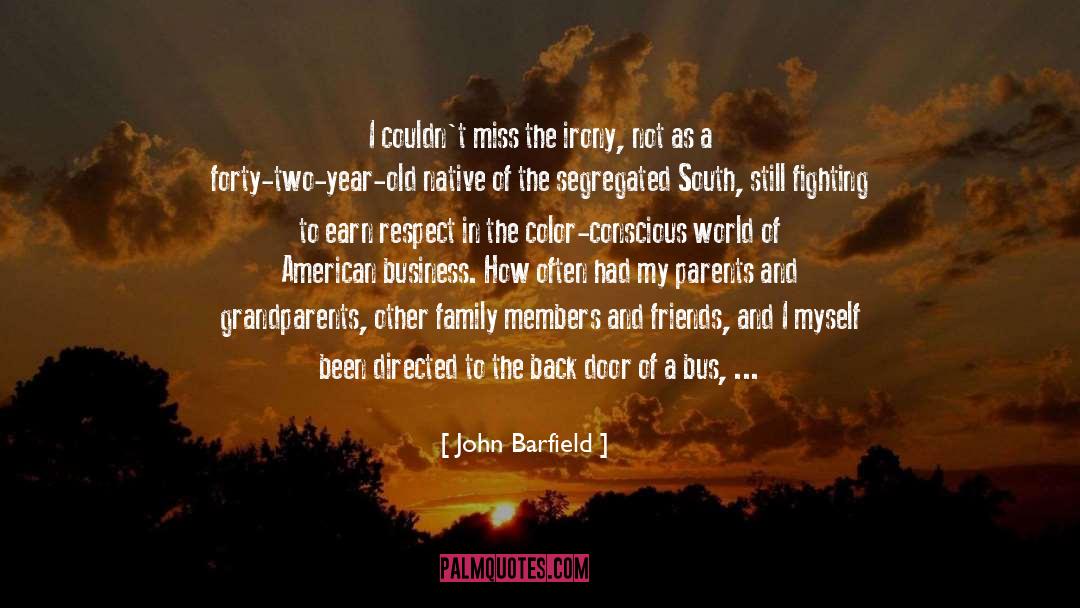 Second Class quotes by John Barfield