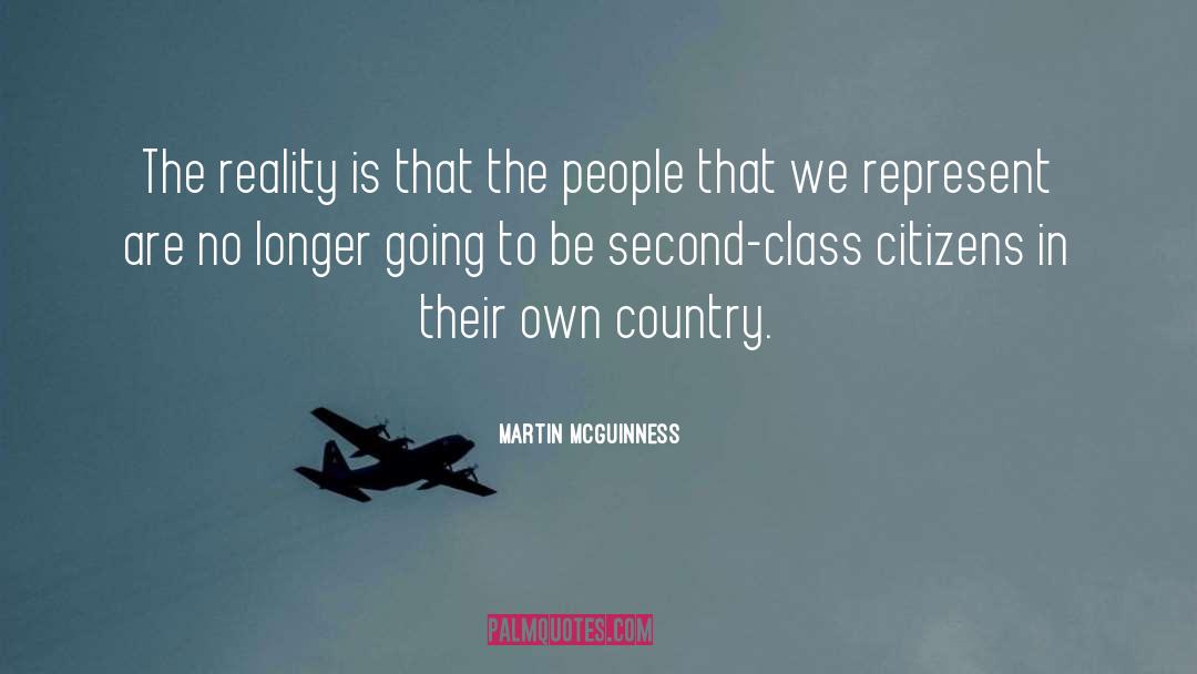 Second Class quotes by Martin McGuinness