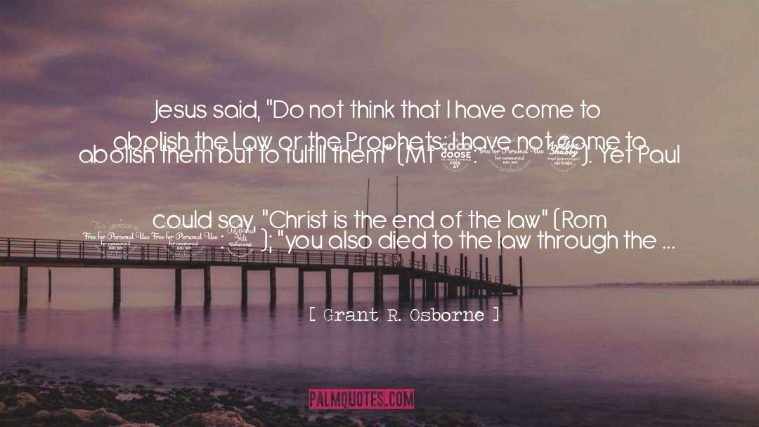 Second Coming Of Jesus Christ quotes by Grant R. Osborne