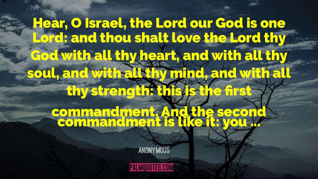 Second Commandment quotes by Anonymous