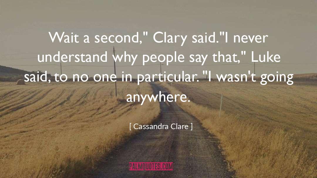 Second Family quotes by Cassandra Clare