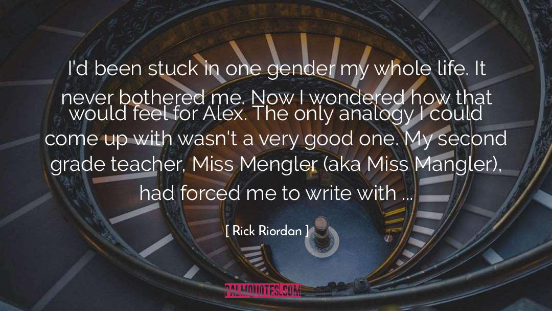 Second Grade quotes by Rick Riordan