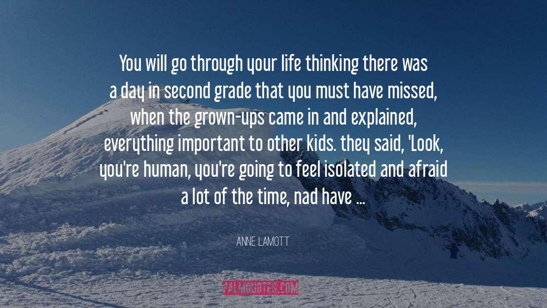 Second Grade quotes by Anne Lamott