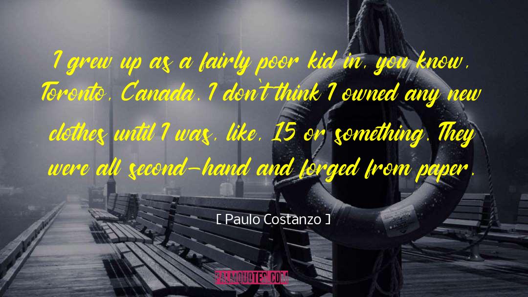 Second Hand quotes by Paulo Costanzo