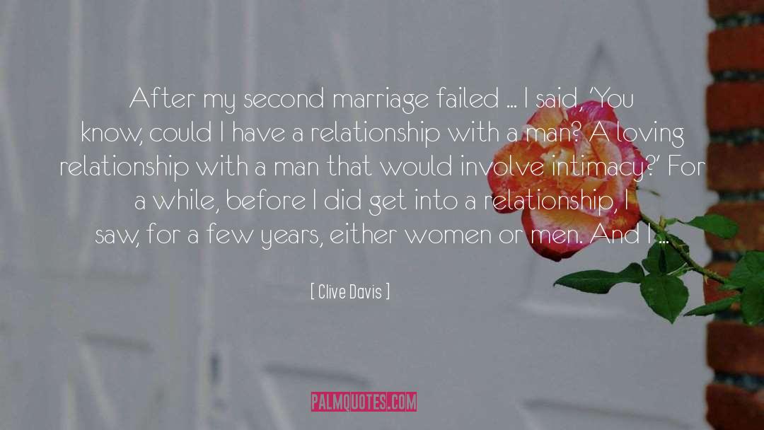 Second Marriage quotes by Clive Davis