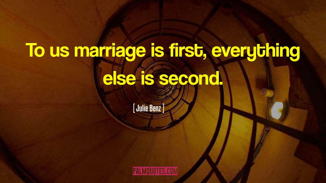 Second Marriage quotes by Julie Benz