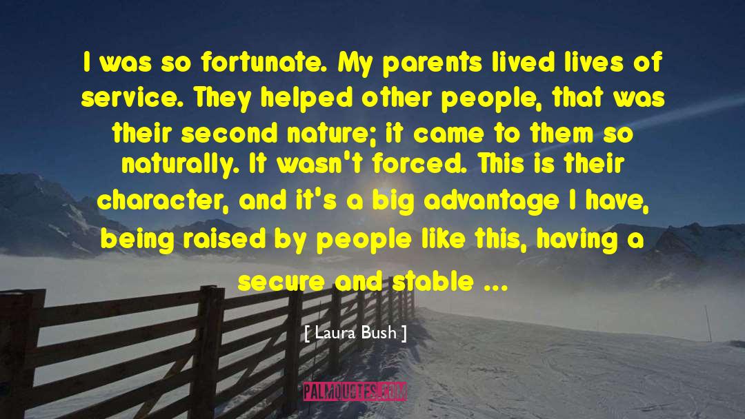 Second Nature quotes by Laura Bush