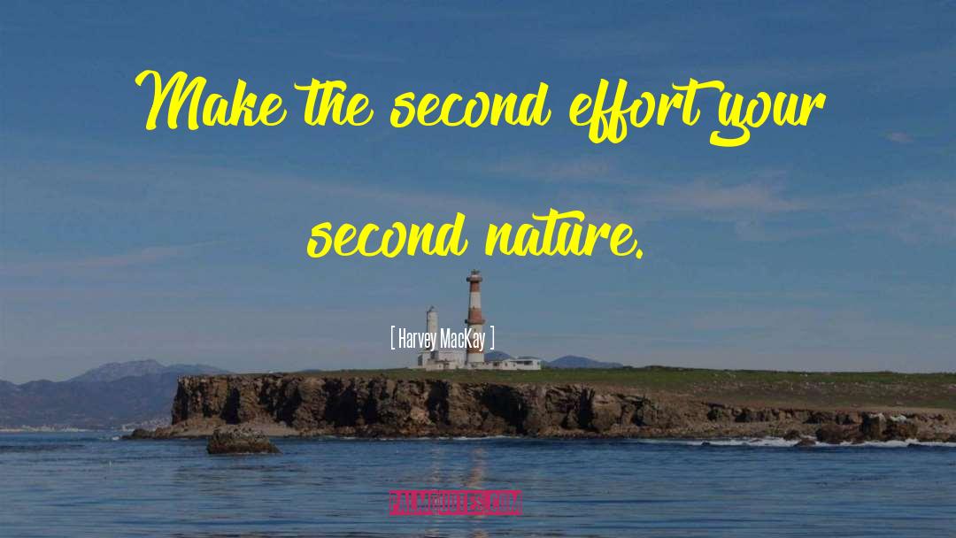 Second Nature quotes by Harvey MacKay