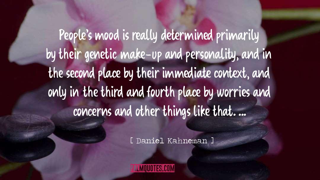 Second Place quotes by Daniel Kahneman