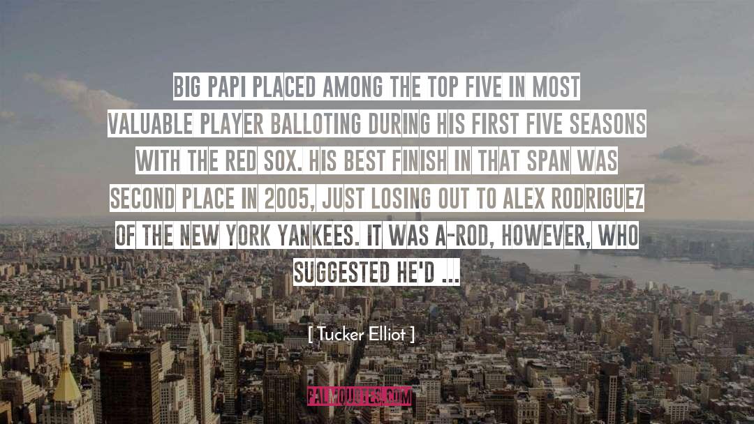 Second Place quotes by Tucker Elliot