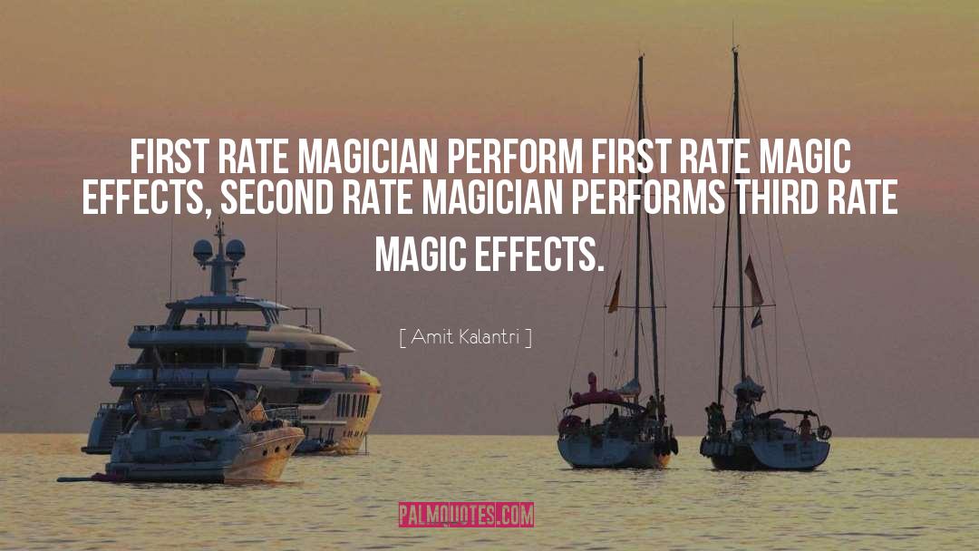 Second Rate quotes by Amit Kalantri