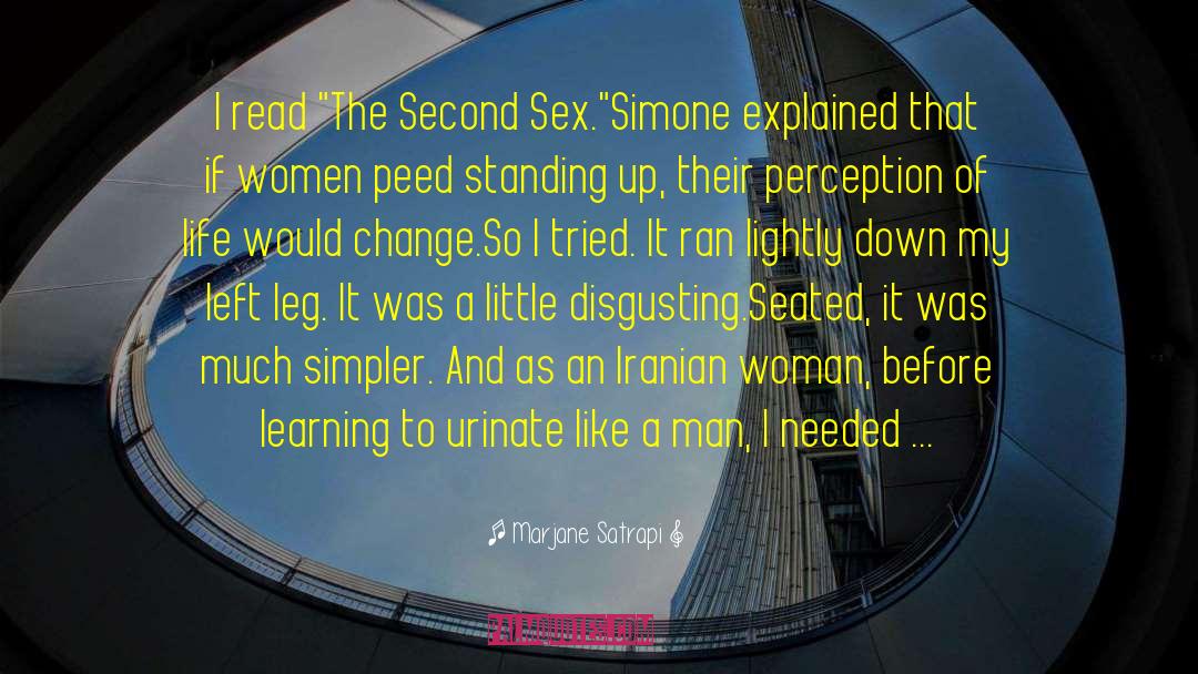 Second Sex quotes by Marjane Satrapi