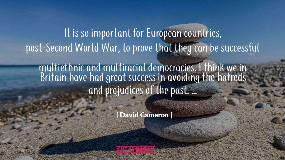 Second World quotes by David Cameron
