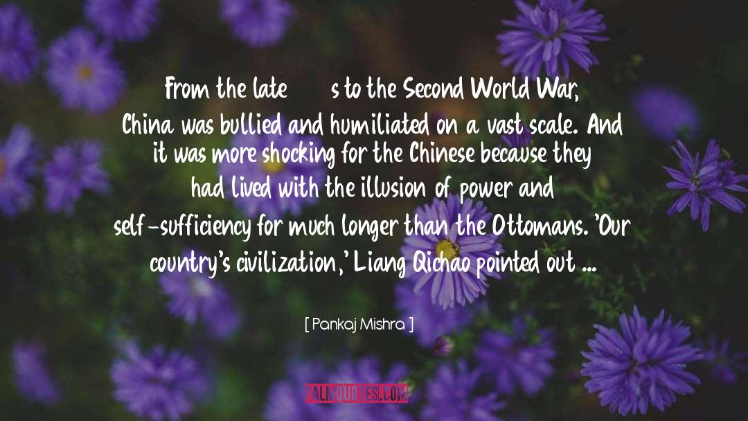 Second World War In Germany quotes by Pankaj Mishra