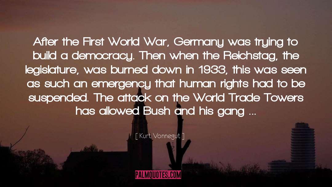 Second World War In Germany quotes by Kurt Vonnegut