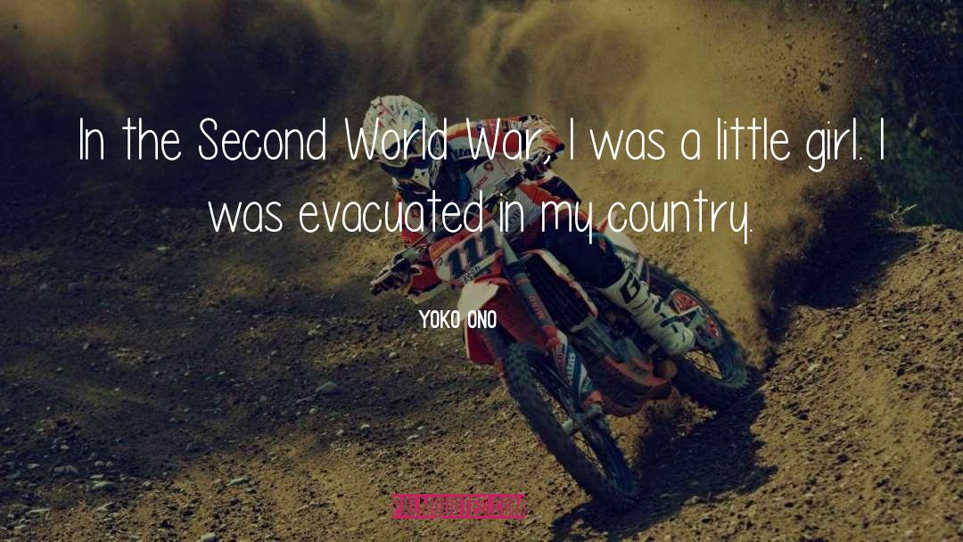 Second World War quotes by Yoko Ono