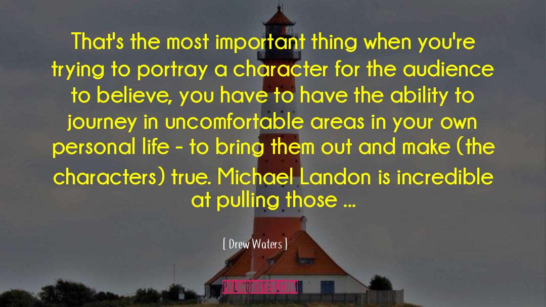 Secondary Characters quotes by Drew Waters