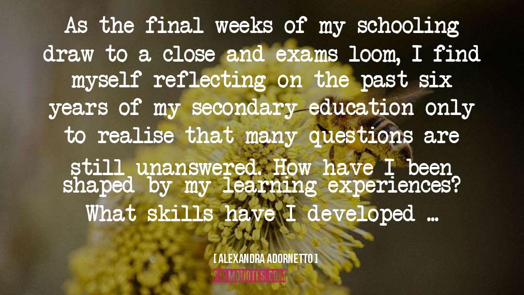 Secondary Education quotes by Alexandra Adornetto