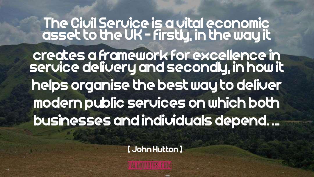 Secondly quotes by John Hutton