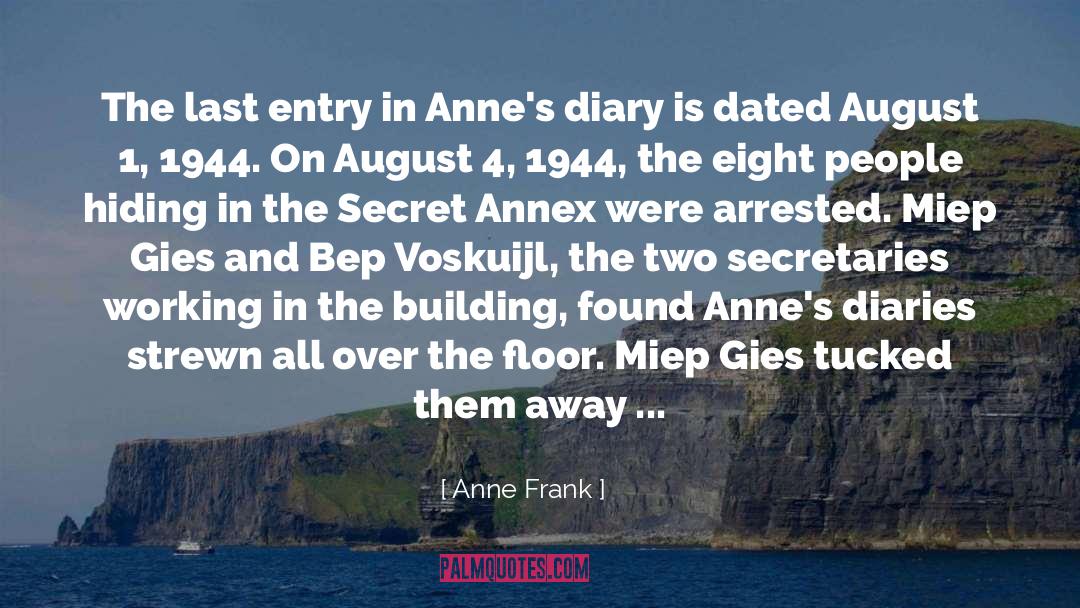Secret Annex quotes by Anne Frank