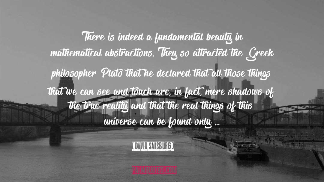 Secret Beauty Of The Universe quotes by David Salsburg