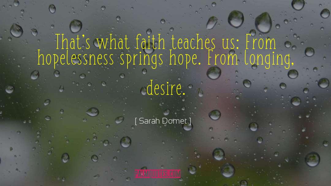 Secret Desire quotes by Sarah Domet