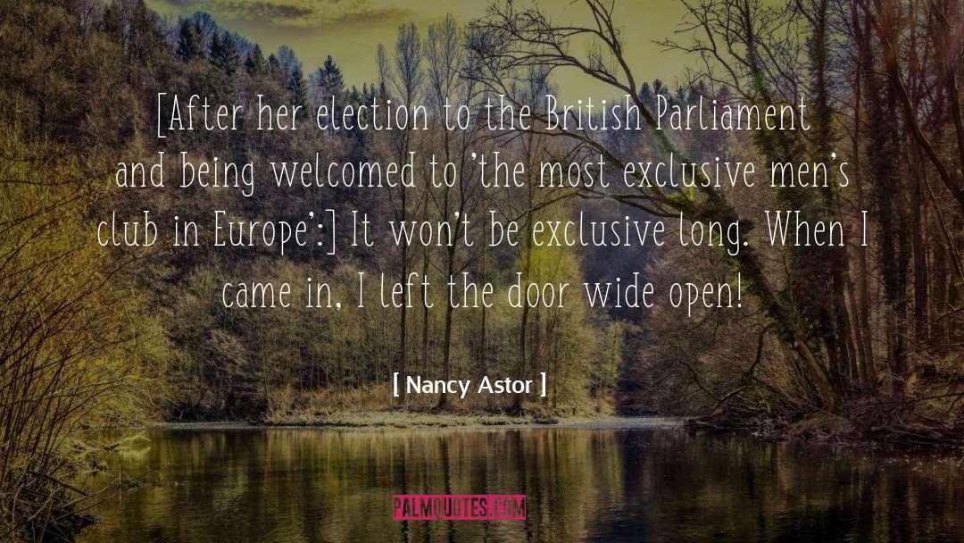 Secret Door quotes by Nancy Astor