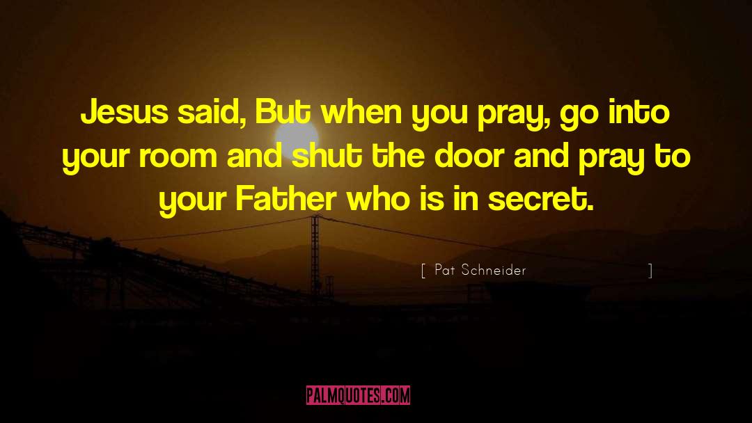 Secret Door quotes by Pat Schneider