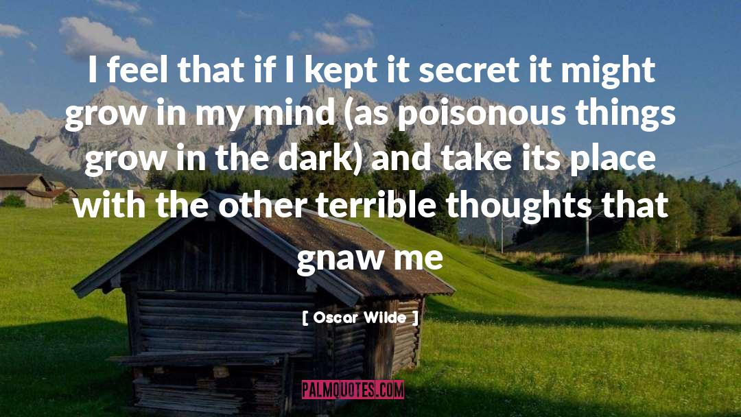 Secret Feelings quotes by Oscar Wilde