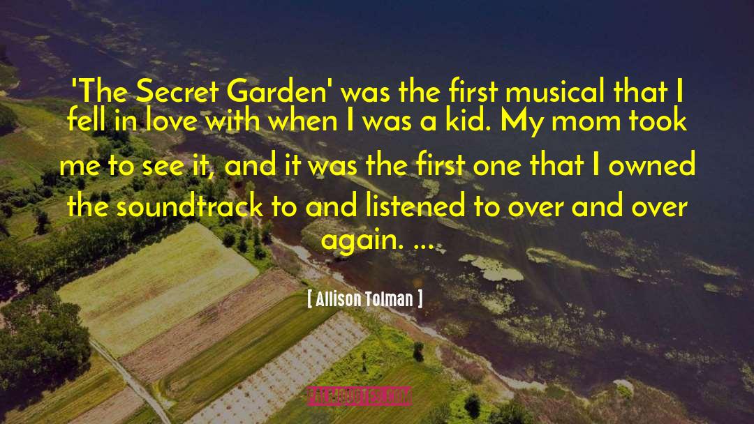 Secret Garden quotes by Allison Tolman