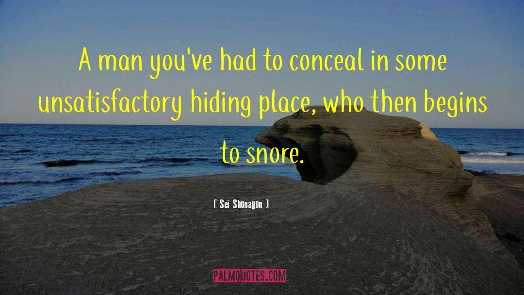 Secret Hiding Place quotes by Sei Shonagon