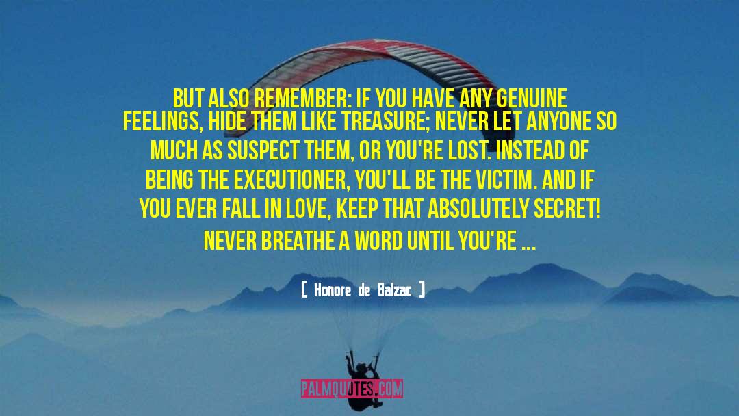 Secret Lover quotes by Honore De Balzac