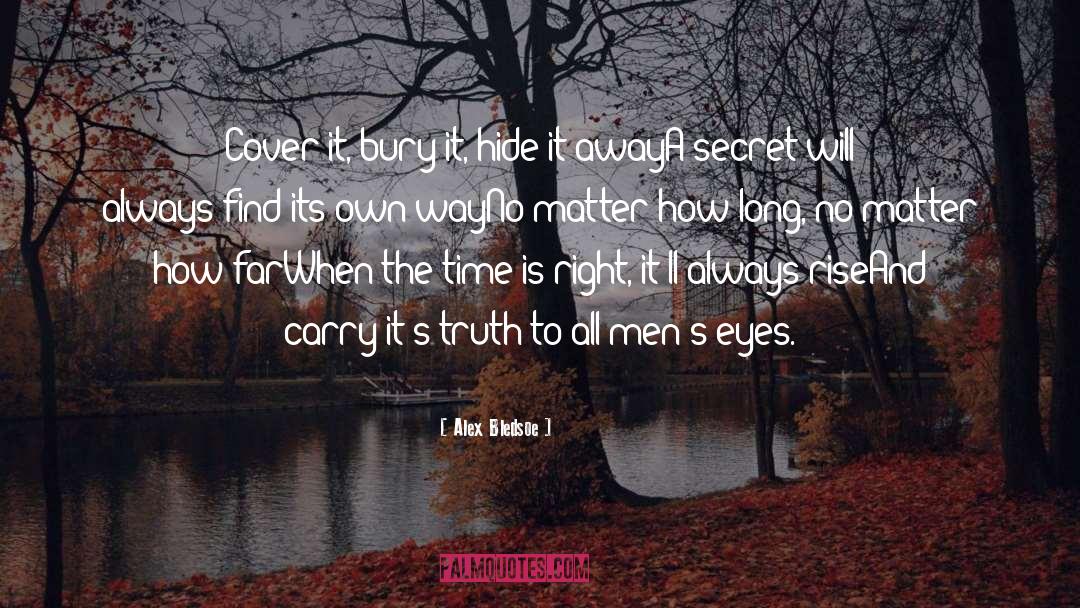 Secret Lovers quotes by Alex Bledsoe
