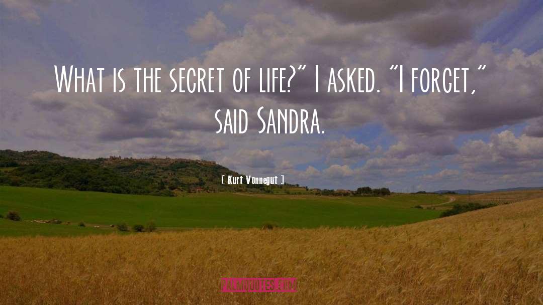 Secret Of Life quotes by Kurt Vonnegut