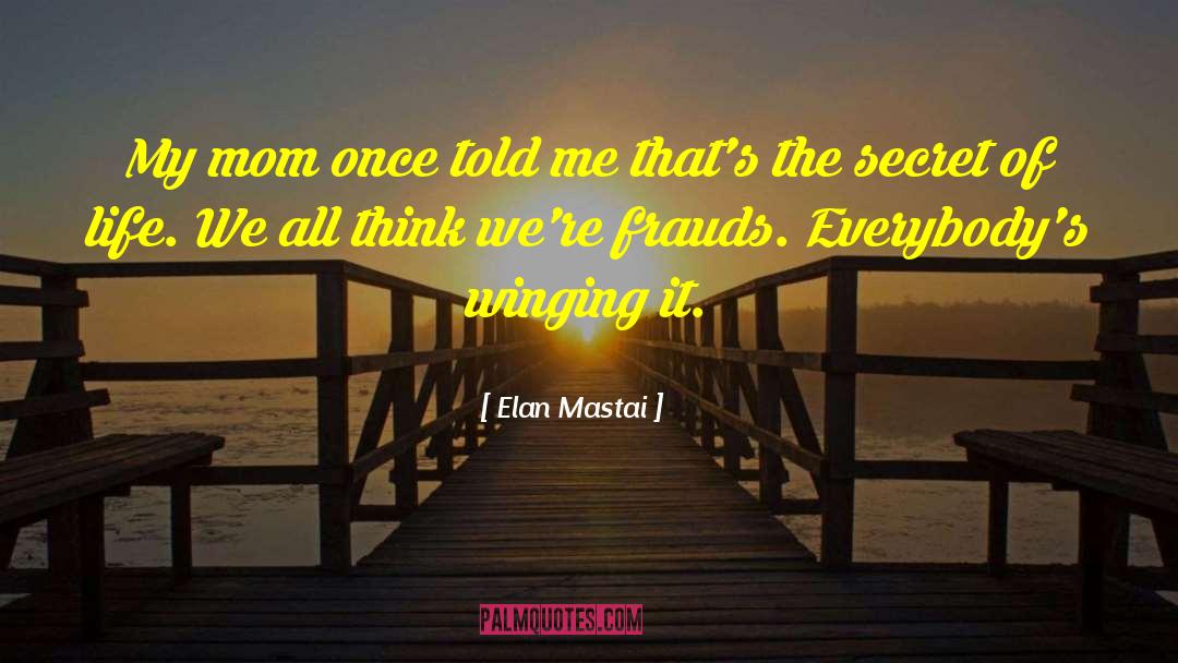 Secret Of Success quotes by Elan Mastai