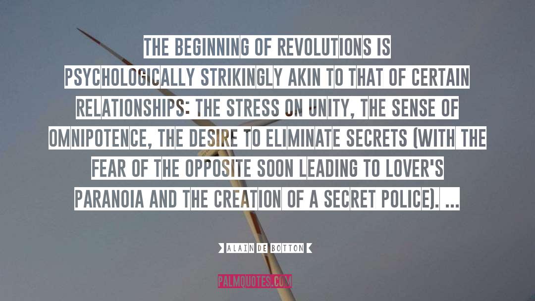 Secret Police quotes by Alain De Botton