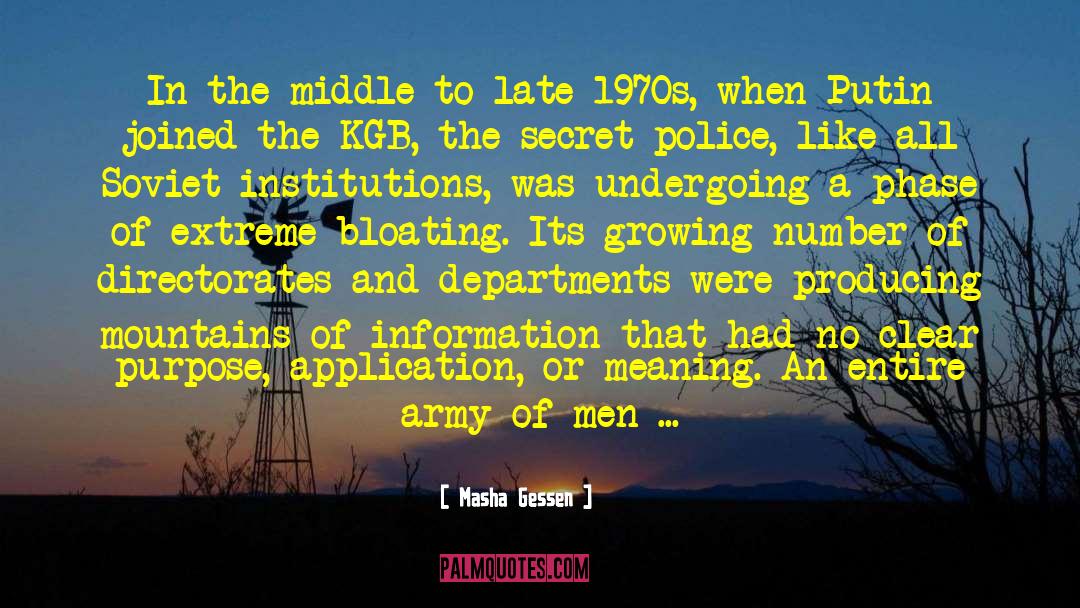 Secret Police quotes by Masha Gessen