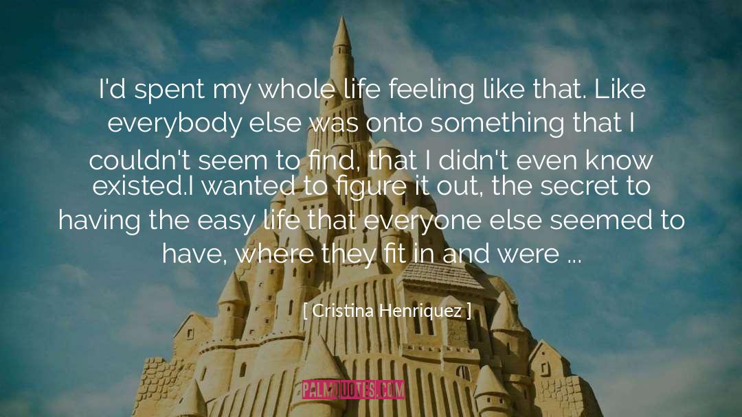 Secret quotes by Cristina Henriquez