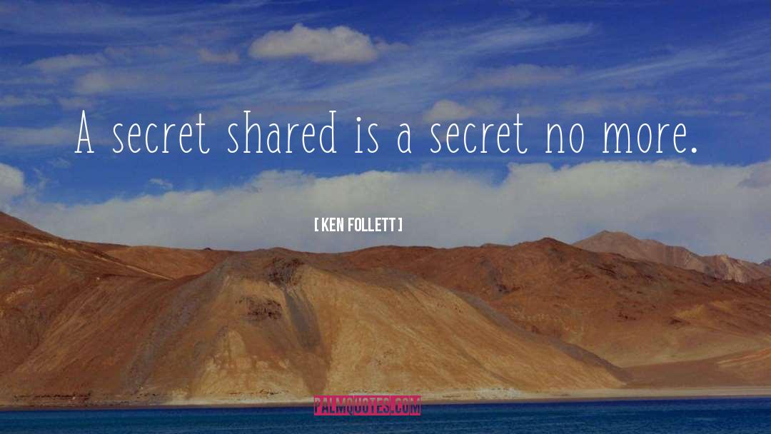 Secret quotes by Ken Follett